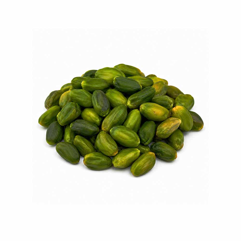Peeled-green-pistachio-kernels-mafshop مغز پسته سبز بدون پوست - تصویر 1